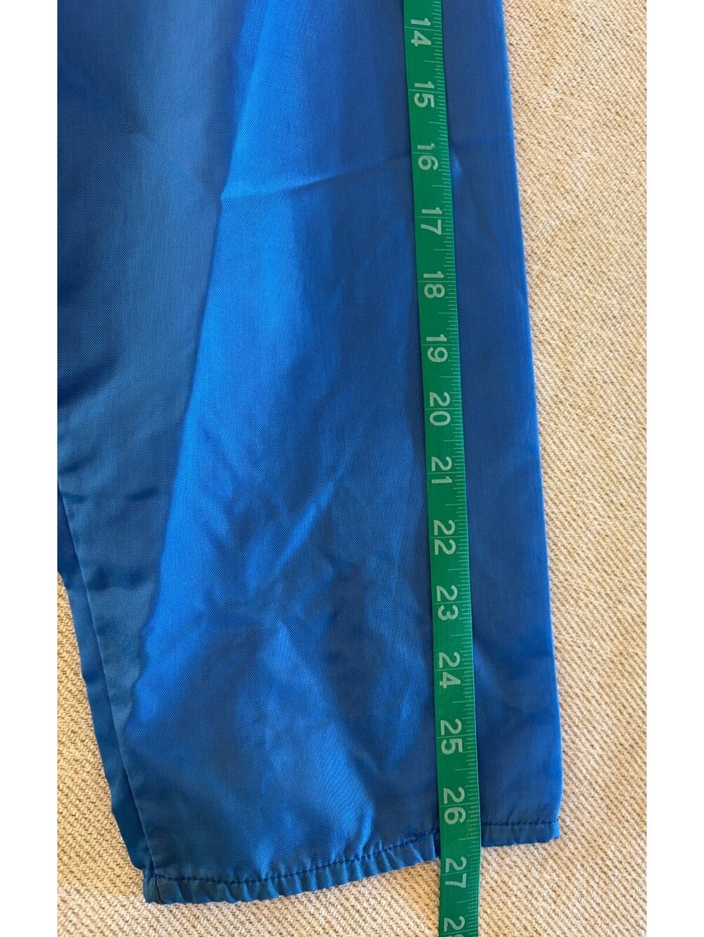 Vintage 60s Catalina Surfers Nylon Surf Windbreaker Pullover Smock Blue Yellow L - Picture 4 of 10